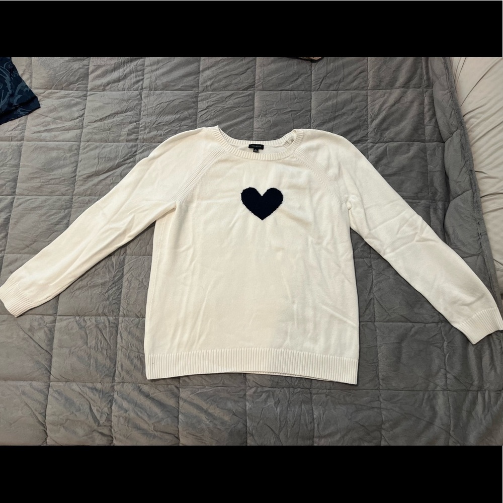 TALBOTS - ⚪️ White crew neck sweater